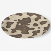 Assiettes En Carton Russe Vache Brown Imprimer Pays Western Rodeo Part (Angle)