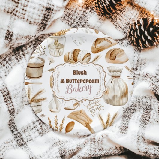 Assiettes En Carton Rustic Baking Business