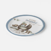 Assiettes En Carton Rustic Boho Country Wild West Boy Douche (Angle)