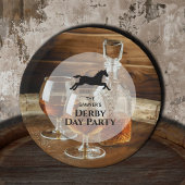 Assiettes En Carton Rustic Bourbon Derby Horse Racing