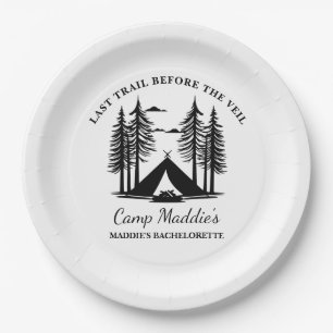 Assiettes En Carton Rustic Camp Bachelorette