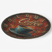 Assiettes En Carton Rustic Coffee (Angle)