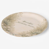 Assiettes En Carton Rustic Desert Meadow Birthday (Angle)