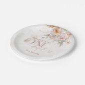 Assiettes En Carton Rustic Floral n'est-elle pas un anniversaire extra (Angle)