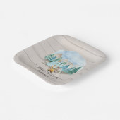 Assiettes En Carton Rustic Forest Animals Deer Bear Boy Baby Shower (Angulaire)