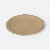 Assiettes En Carton Rustic Kraft Simple Stylish Boho (Angle)