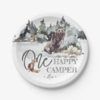 Rustic One Happy Camper fête d'anniversaire
