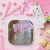 Assiettes En Carton Rustic Orchid Elegance Pays Barne Mariage (Fête)