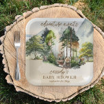 Assiettes En Carton Rustic Woodland Adventure Attend Boy Baby shower<br><div class="desc">Entrez dans le monde enchanteur du Rustic Woodland Adventure Await Boy Baby shower. Cette collection captivante d'invitation et d'accessoires donne vie à la magie d'une forêt boisée, où se déroule une scène délicieuse sous vos yeux. Au milieu d'une végétation luxuriante et d'un décor de montagnes et de ciel bleu, d'un...</div>