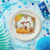 Assiettes En Carton Rustic Wreath (Fête)