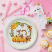 Assiettes En Carton Rustic Wreath (Fête)