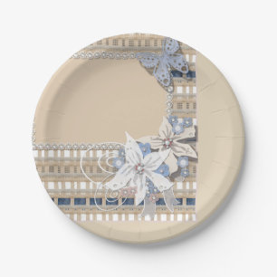 Assiettes En Carton Rustique, mariage
