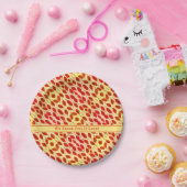 Assiettes En Carton Rustique Thanksgiving Automne Feuilles Plaque de p (Fête)