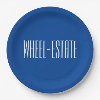 Assiettes En Carton Rving RV Camper Camp Moteur Fun à domicile = Wheel