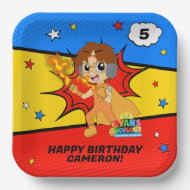 Assiettes En Carton Ryan's World Birthday