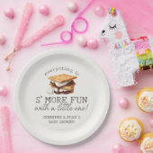 Assiettes En Carton S’mores Fall Bonfire Outdoor Baby Shower (Fête)