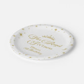 Assiettes En Carton Sa Royal Fiveness Gold Princess 5th Birthday Pape (Angle)