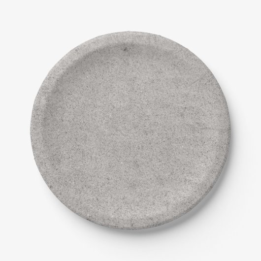 Assiettes En Carton Sable blanc (Devant)