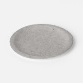Assiettes En Carton Sable blanc (Angle)