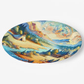 Assiettes En Carton Sacred Valley - Native American Tribal Landscape (Angle)