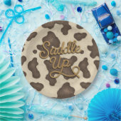 Assiettes En Carton Saddup Brown Cow Country Western Rodeo Party (Fête)