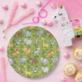 Assiettes En Carton Safari (Fête)