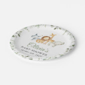 Assiettes En Carton Safari Animaux, Jungle, Animaux sauvages, Baby sho (Angle)