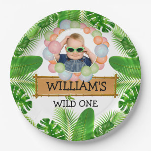 Assiettes En Carton Safari Animaux Wild One Birthday PHOTO