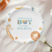 Assiettes En Carton Safari Houston Nous Avons Un Garçon Espace Extérie