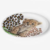 Assiettes En Carton Safari Leopard Anniversaire Wild One Two Wild Part (Angle)