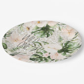 Assiettes En Carton Safari tropical Plaque d'anniversaire Wild One Pla (Angle)