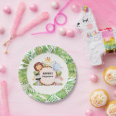 Assiettes En Carton Safari Wild One (Fête)