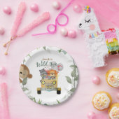 Assiettes En Carton Safari Wild One 1er Birthday Boy (Fête)
