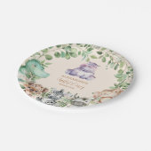 Assiettes En Carton Safari Wild Un Anniversaire (Angle)