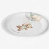 Assiettes En Carton Sage Green Bearly Wait Genre Neutre Douche (Angle)