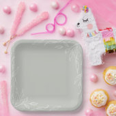 Assiettes En Carton Sage Green Leaf Motif Thanksgiving Party (Fête)