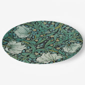 Assiettes En Carton Sage William Morris (Angle)