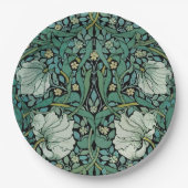 Assiettes En Carton Sage William Morris (Devant)