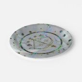 Assiettes En Carton Sagittarius Zodiac Or Abalone sur Constellation (Angle)