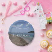 Assiettes En Carton Sailboat à la distance de St Thomas (Fête)