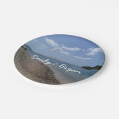 Assiettes En Carton Sailboat à la distance de St Thomas (Angle)