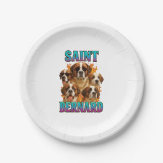 Assiettes En Carton Saint Bernard 