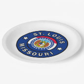 Assiettes En Carton Saint-Louis Missouri (Angle)