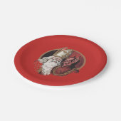 Assiettes En Carton Saint Nicholas et Krampus (Angle)