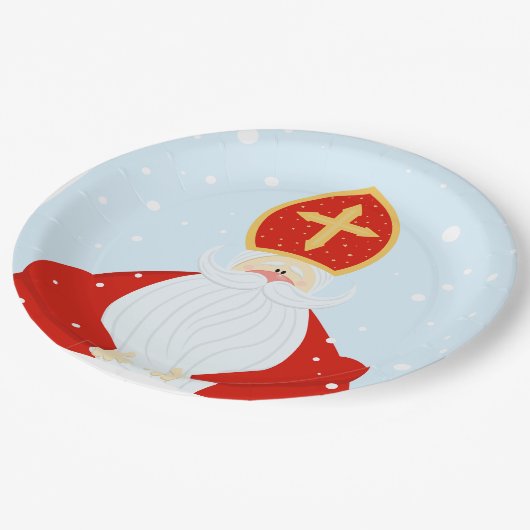 Assiettes En Carton Saint Nicolas (Angle)