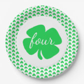 Assiettes En Carton Saint Patrick's Day Anniversaire (Devant)