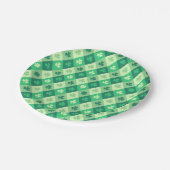 Assiettes En Carton Saint Patrick's Day Chanceux Shamrock vert Clover (Angle)