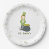 Assiettes En Carton Saint Patrick's Day Leprechaun Custom (Devant)