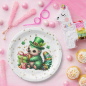 Assiettes En Carton Saint Patrick's Day Lucky Hedgehog (Fête)