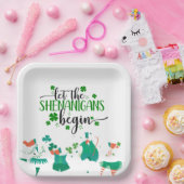 Assiettes En Carton Saint Patrick's Day Shenanigans Party (Fête)